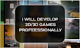 develop unity or unreal games professionally