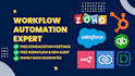 automate your zoho, hubspot, salesforce, crm, n8n, ai, website