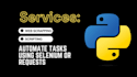 do web scraping , scripting , automation using selenium or requests
