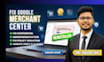fix google merchant center suspension, misrepresentation, reactivate your gmc