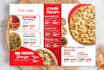 do restaurant menu design, digital menu, menu board