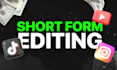 do short form video editing for social media handles