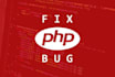 do php bug fix with mysql database