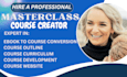 do curriculum research and create your online course content, training course