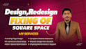 build, redesign or fix squarespace website