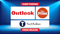 do guest posting, press release on techbullion, the print and outlook india