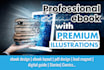 design a professional ebook or digital guide with premium illustrations and ai