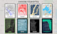 create a your city map poster or wall art print