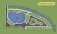 render site plan, campsite, golf club, real estate property