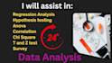 do anova, correlation, chi square, t test, z test, and hypothesis testing