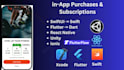 add in app purchase, revenuecat subscription in swift,flutter, react,flutterflow