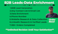 find data enrichment, b2b lead, linkedin leads, email list