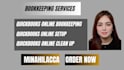do quickbooks online bookkeeping, quickbooks cleanup, quickbooks online setup