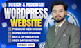 build wordpress website design and ecommerce website development
