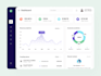 design a modern dashboard, web app, CRM, or admin panel UI in figma