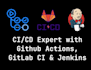your cicd expert with github actions, gitlab ci, and jenkins