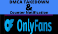 remove copywrite infringement and leaked content of onlyfans from google by dmca