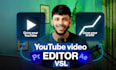 do professional video edit, youtube video editing and vsl