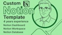 build custom automated notion template, notion dashboard and notion consultation