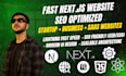 build fast next js website or full stack web application