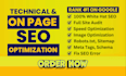 optimize website on page technical SEO service