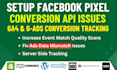 setup facebook meta pixel conversion API, ga4,google ads tracking shopify