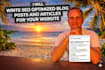 write SEO and ai search optimized blog articles