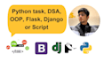 develop any python project, script, or program quickly