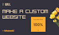 develop a custom website