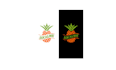 design pretty cool unique pineapple logo