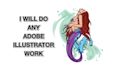 do anything on adobe illustrator, vector art, sketch to vector