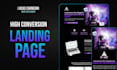 create your high converting landing page