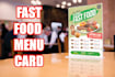 design food menu menu design flyer design restaurant banner