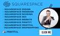 redesign squarespace printful seo squareup print on demand booking dropshipping