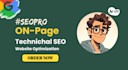 optimize website onpage technical SEO service shopify wordpress squarespace wix