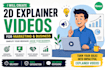 create an amazing 2d animated explainer video or infographic video