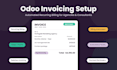 setup odoo custom invoicing with automated recurring billing