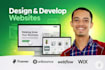 design develop webflow website fix, figma to webflow, framer wix unbounce