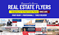 create a selling real estate flyer brochure banner
