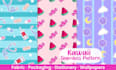 design kawaii seamless patterns for your brand or products