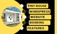 design a stunning tiny house website for your tiny house business website
