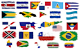 design custom grunge flag art for any country