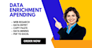 do data appending enrichment, data collection and data entry