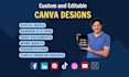 create custom designs using canva