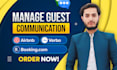 be your airbnb co host for guest communication and listing management