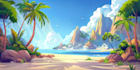 draw or animate 2d vector cartoon background