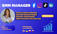 be your SMM manager and content creator