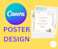 design attractive poster design in canva