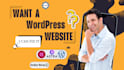 create 1 page and multi page wordpress website for business and more