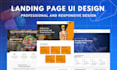 do figma website ui design, website mockups design